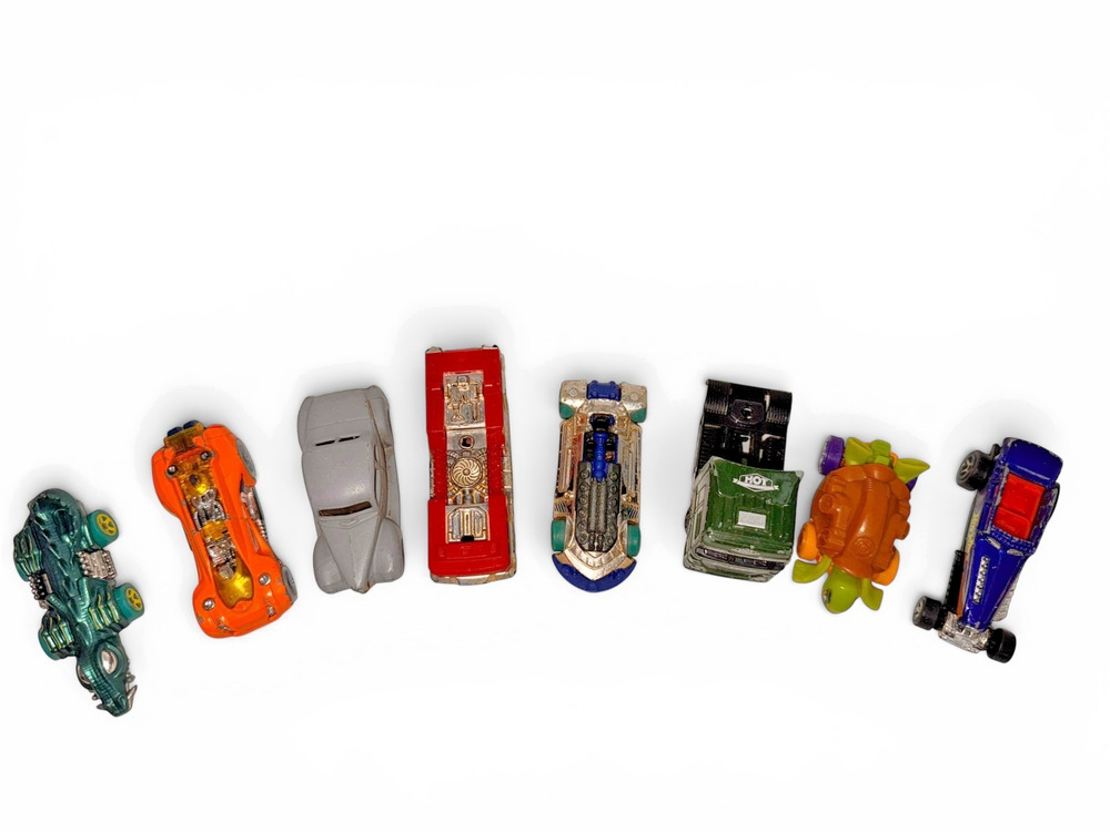 Hot Wheels Lot of 8 Diecast Cars Trucks Fantasy Castings Mixed Loose Mattel